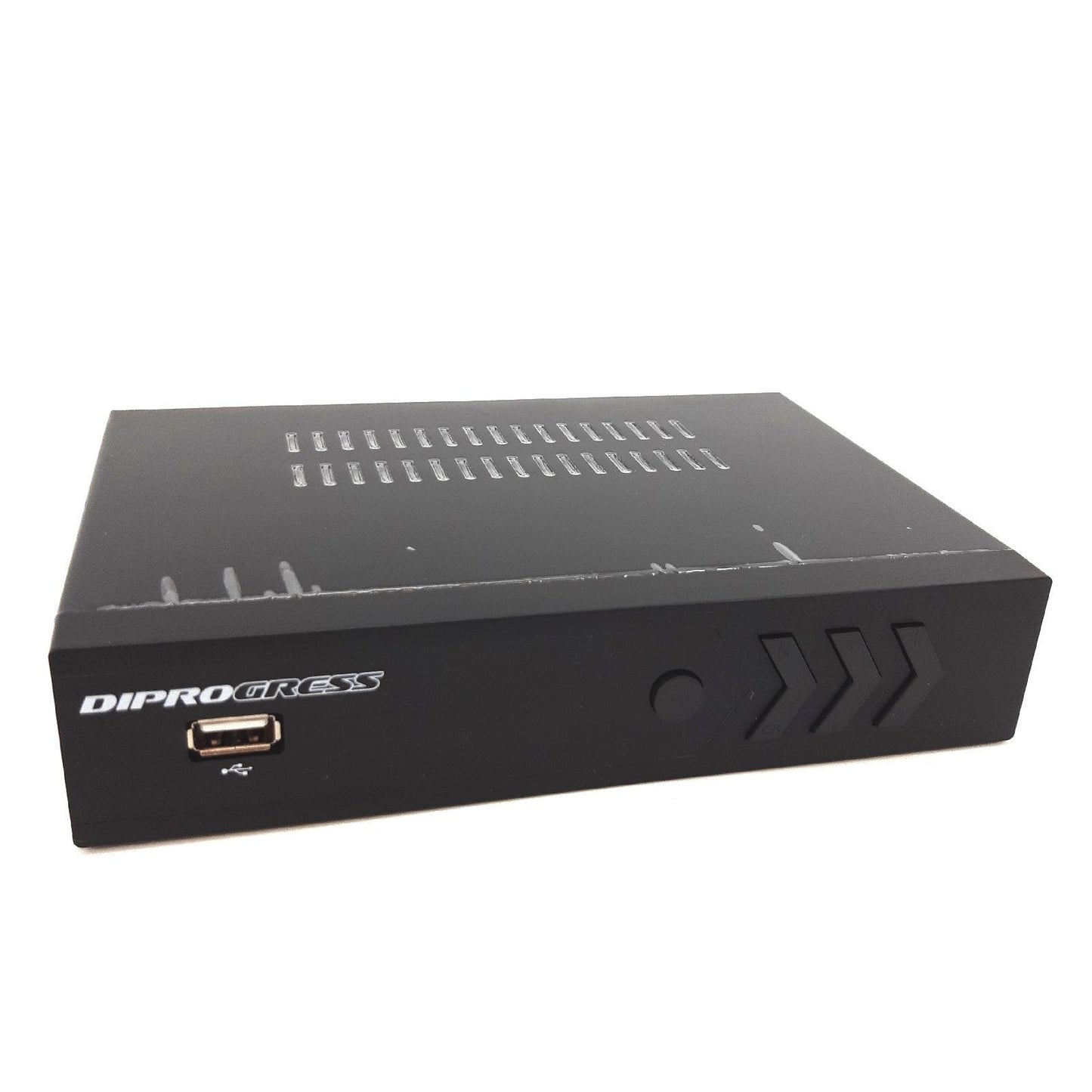 DiProgress DPT220HD Digitaler Terrestrischer DVB-T2 Doppel-Tuner Decoder schwarz