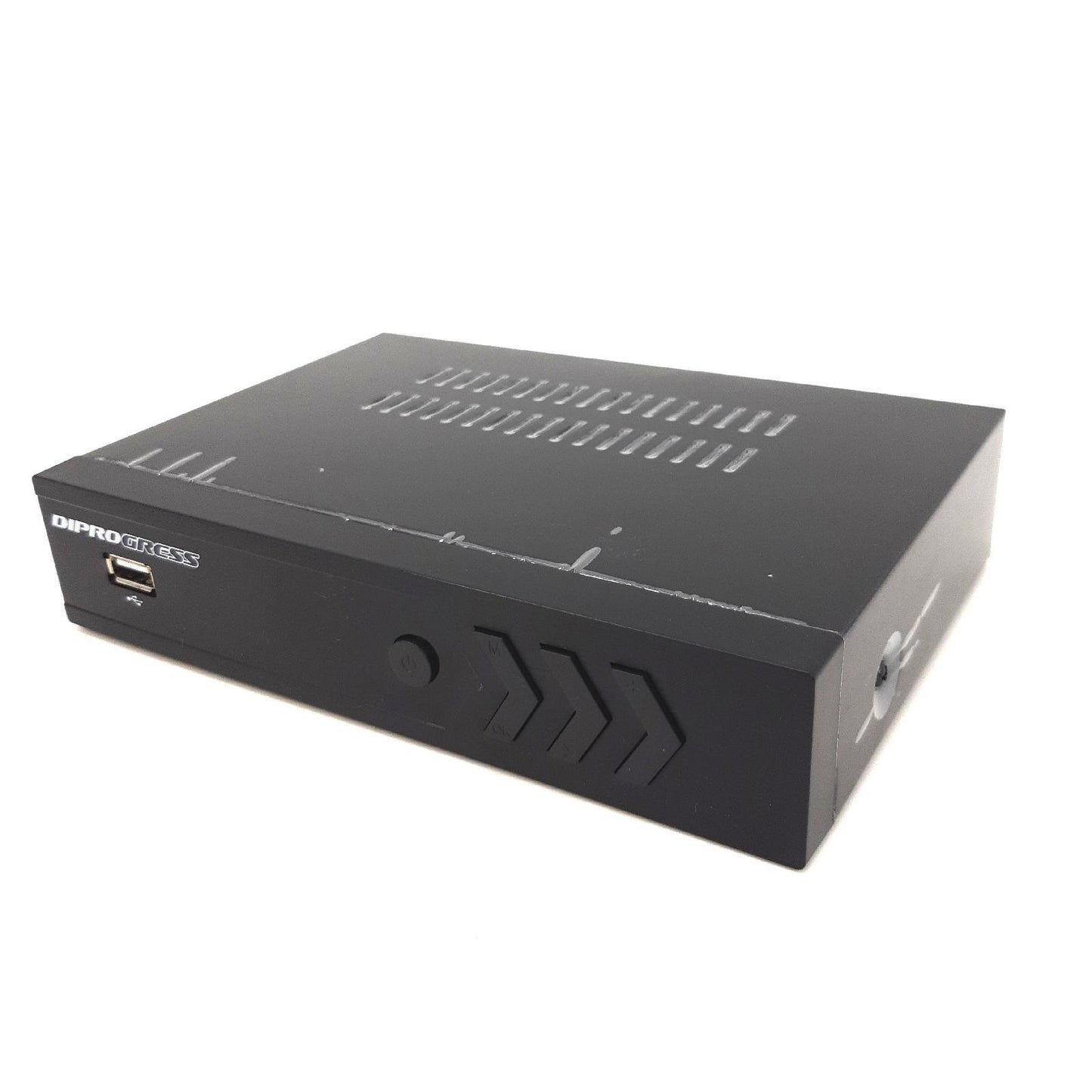 DiProgress DPT220HD Digitaler Terrestrischer DVB-T2 Doppel-Tuner Decoder schwarz