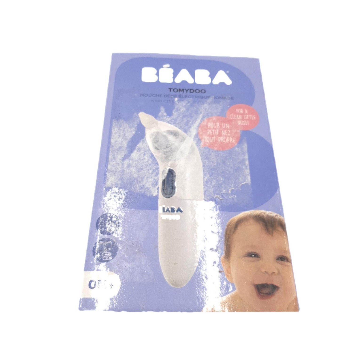 Béaba Babynasenreiniger Elektrischer Baby Nasensauger Tomydoo Sterilisierbar 1 Stück All-in-One Effiziente Nasenpflege