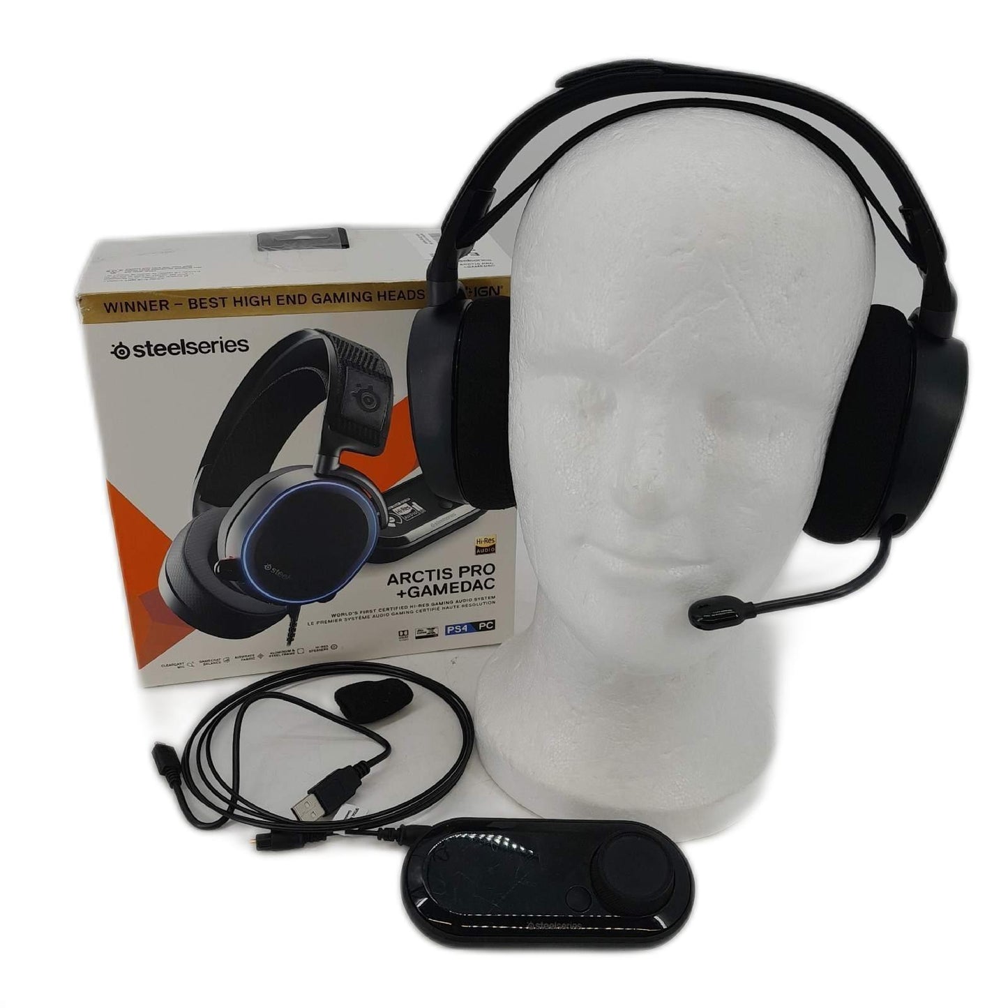 SteelSeries Arctis Pro High Fidelity Gaming Headset Mikrofon Defekt Kabel Fehlt Gebrauchssp