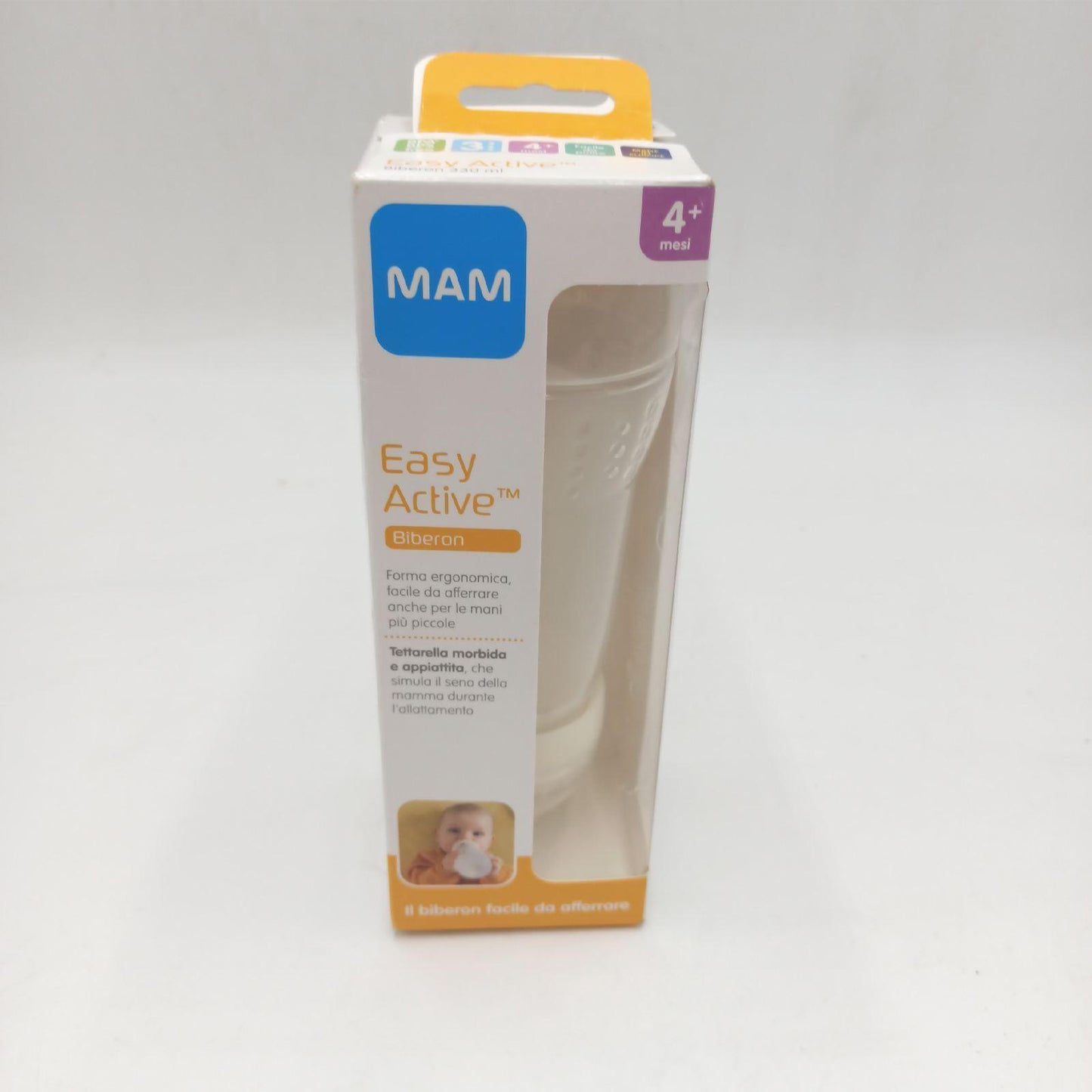 Mam Babyflasche Babybedarf Easy Active ergonomisch Sauger Größe 3 schneller Durchfluss