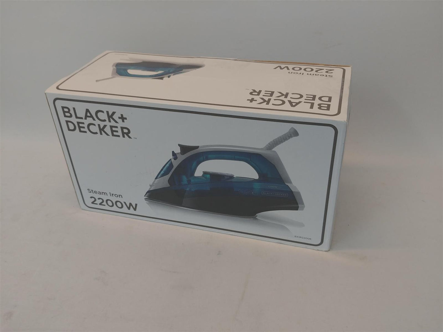 Black+Decker Blau BXIR2200E Dampfbügeleisen 2200 Kunststoff 370 milliliters (13,74)