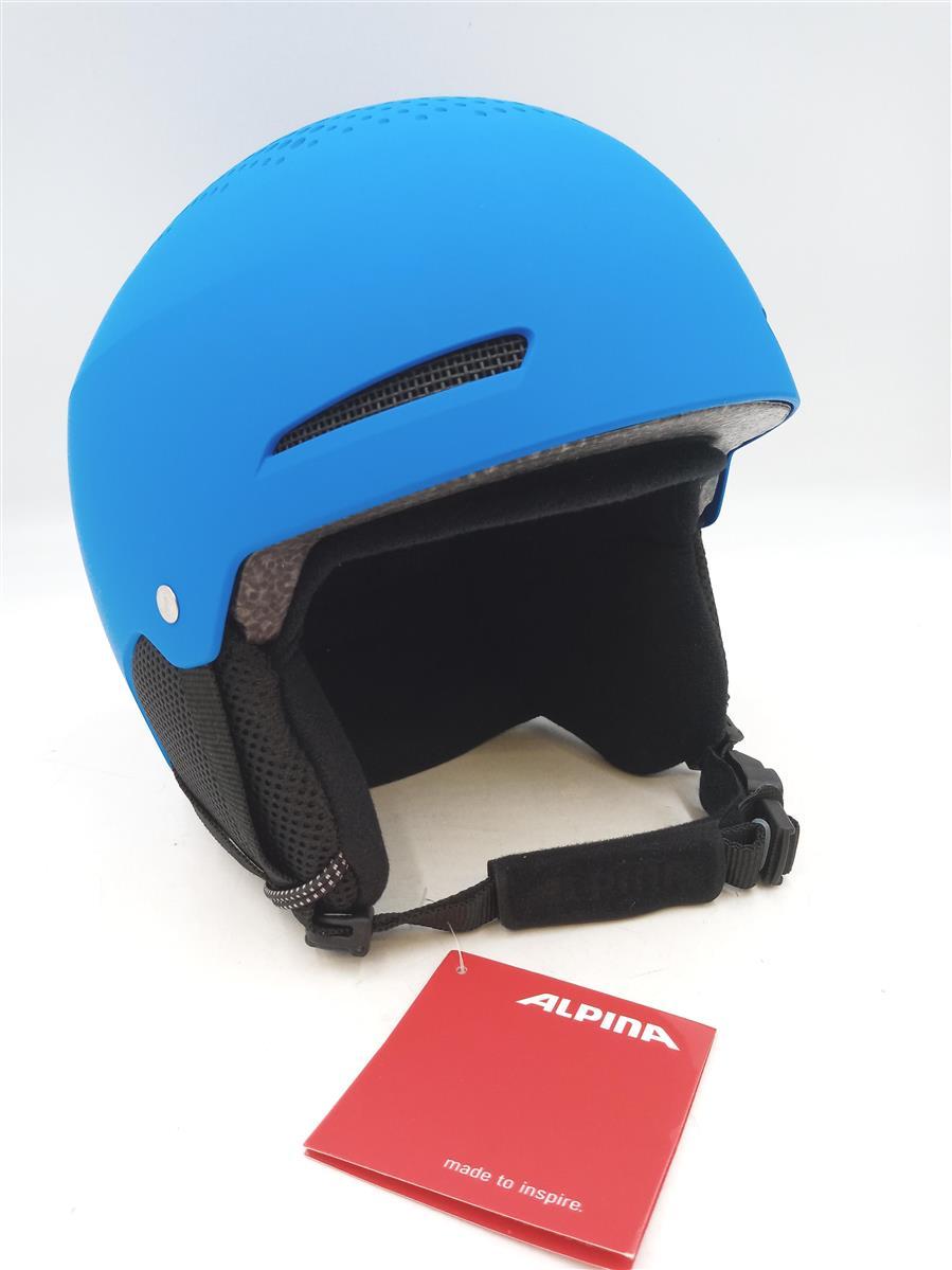 ALPINA Skihelm Kinder Skihelme ZUPO blau matt Sicherheit Komfort Sport