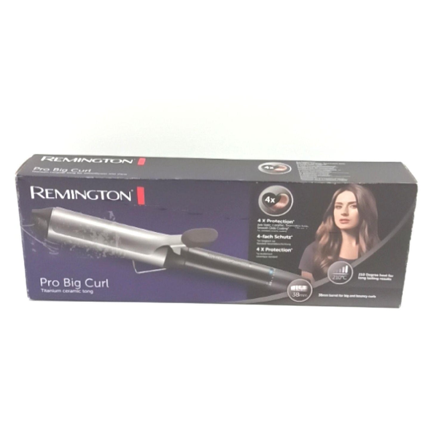 Remington Lockenstab Stylinggerät Haarpflege Pro Big Curl Keramik Turmalin Haarschön