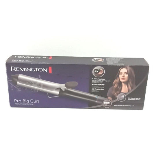 Remington Lockenstab Stylinggerät Haarpflege Pro Big Curl Keramik Turmalin Haarschön