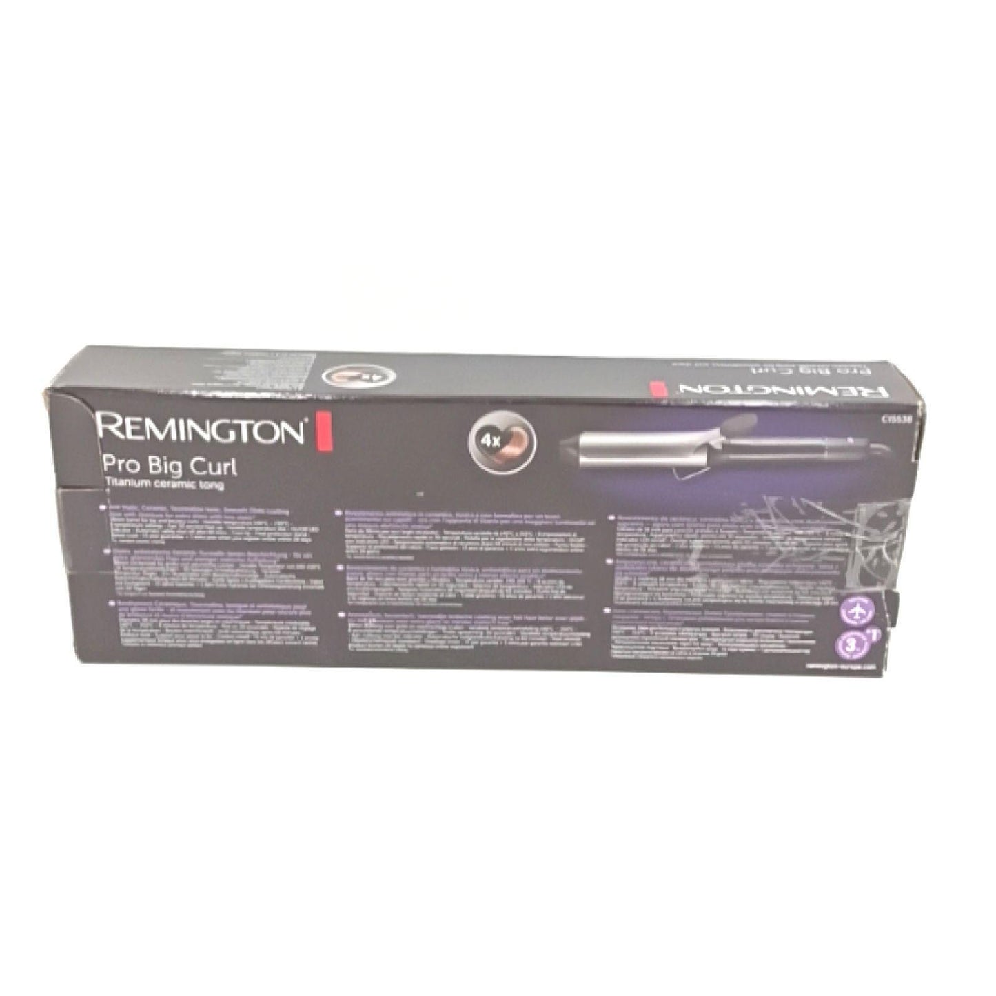 Remington Lockenstab Stylinggerät Haarpflege Pro Big Curl Keramik Turmalin Haarschön