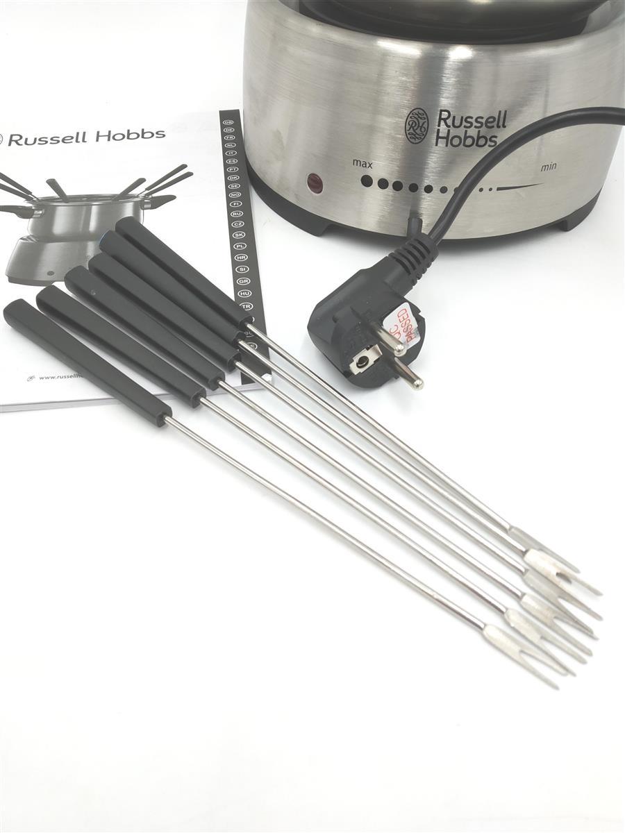 Russell Hobbs Fondue Set Fiesta Käsefondue Schokofondue Öl-Fondue 6 Gabeln Food (38,99)