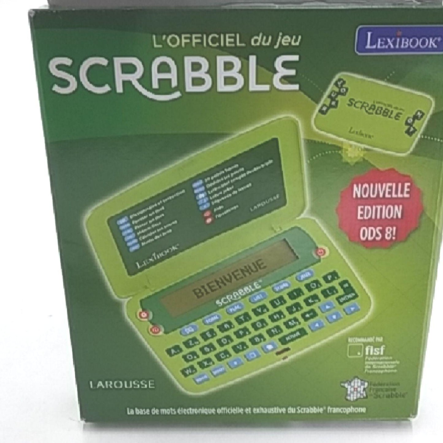 Lexibook Elektronisches Wörterbuch Lernhilfen SCR8FR Ergonomisch Batterie betrieben Green