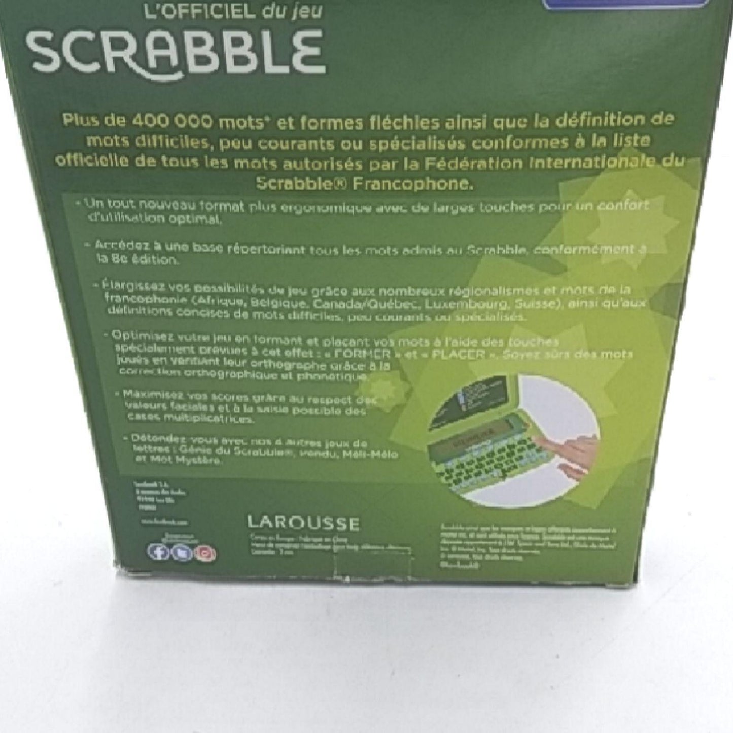 Lexibook Elektronisches Wörterbuch Lernhilfen SCR8FR Ergonomisch Batterie betrieben Green