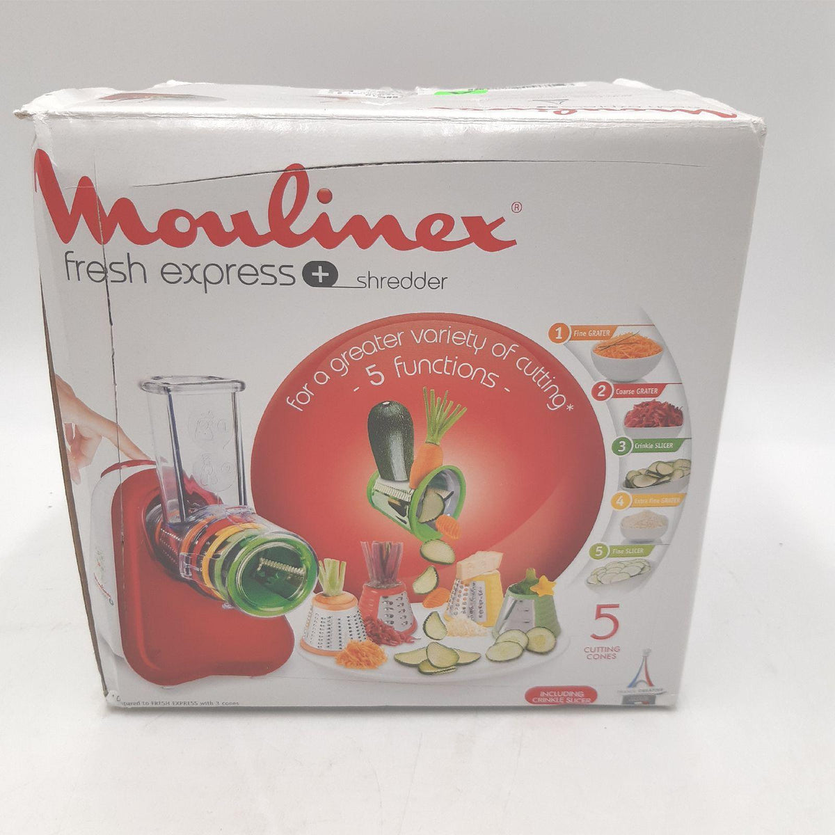 Moulinex elektrische Schneidemaschine Küchengerät Fresh Express DJ755G vielseitig