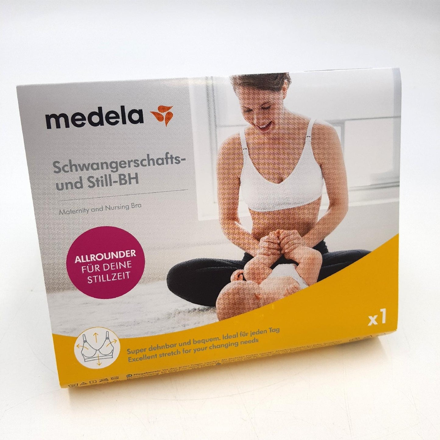 Medela Still BH Schwangerschafts BH Weiß L Damen Unterwäsche BH Still stillen Komfort