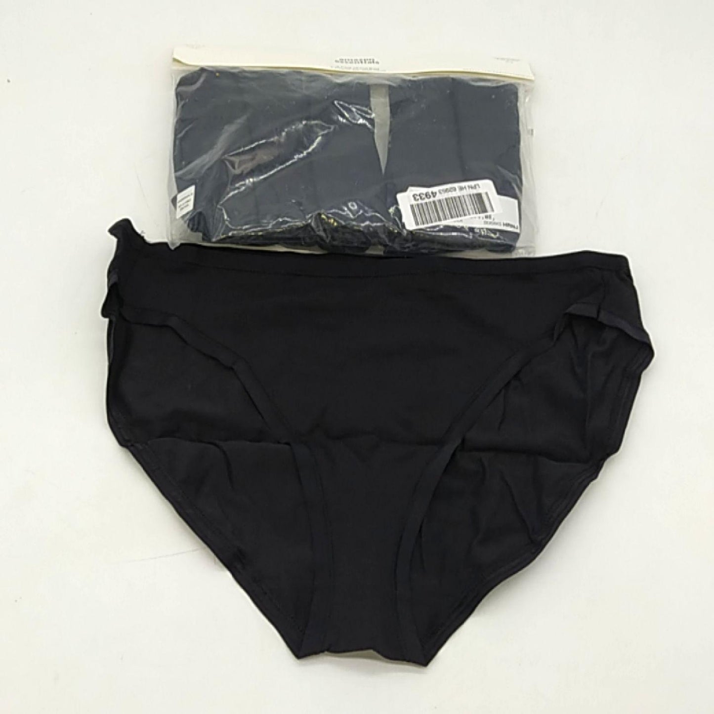 Amazon Essentials Baumwoll Stretch High Cut Bikini Panty 40 Schwarz Unterwäsche Figurformend trendig bequem