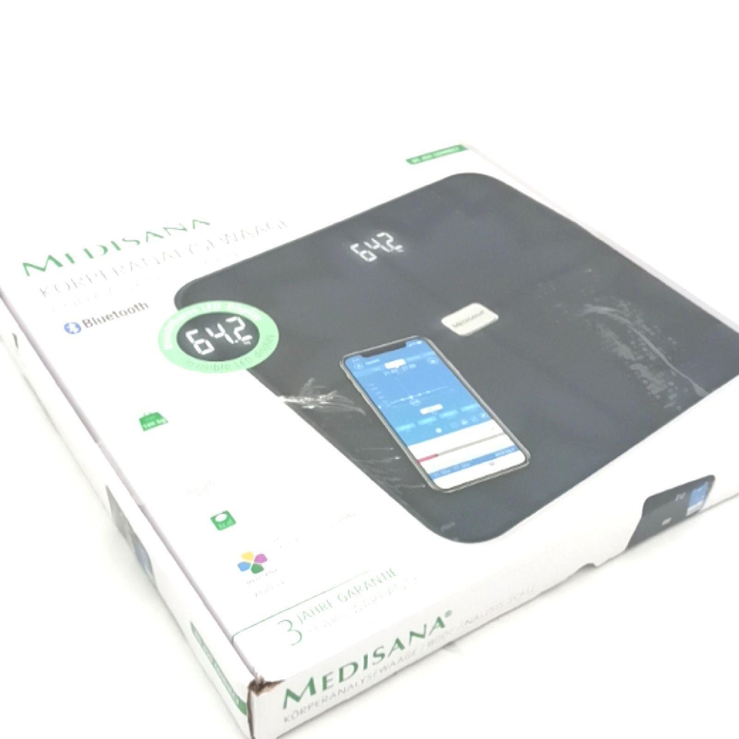 Medisana Personenwaage Waagen BS 450 schwarz digitale Messung bis 180 kg
