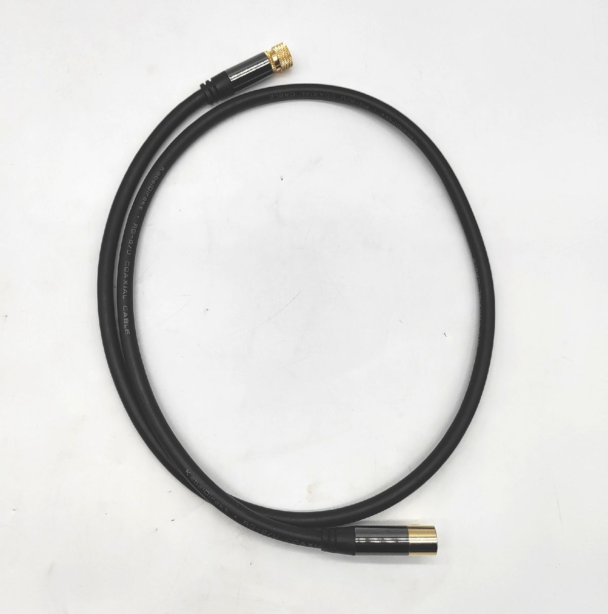 KabelDirekt SAT Kabel Fernsehzubehor 90 Grad gewinkelt 1 Meter Kabel