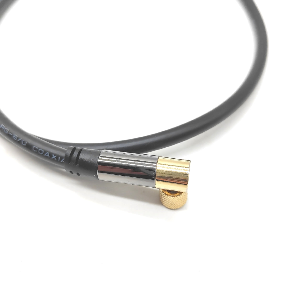 KabelDirekt SAT Kabel Fernsehzubehor 90 Grad gewinkelt 1 Meter Kabel