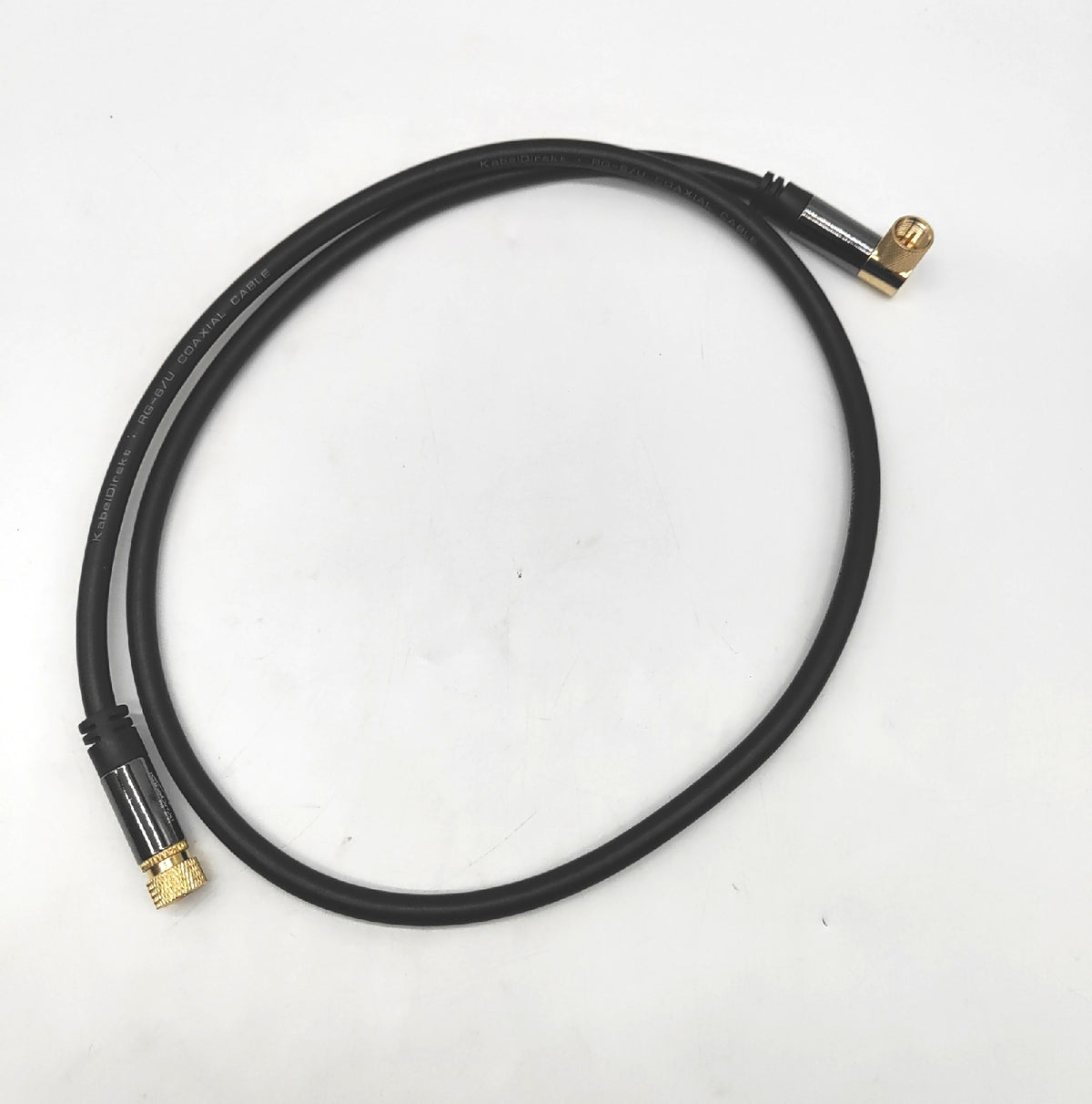 KabelDirekt SAT Kabel Fernsehzubehor 90 Grad gewinkelt 1 Meter Kabel