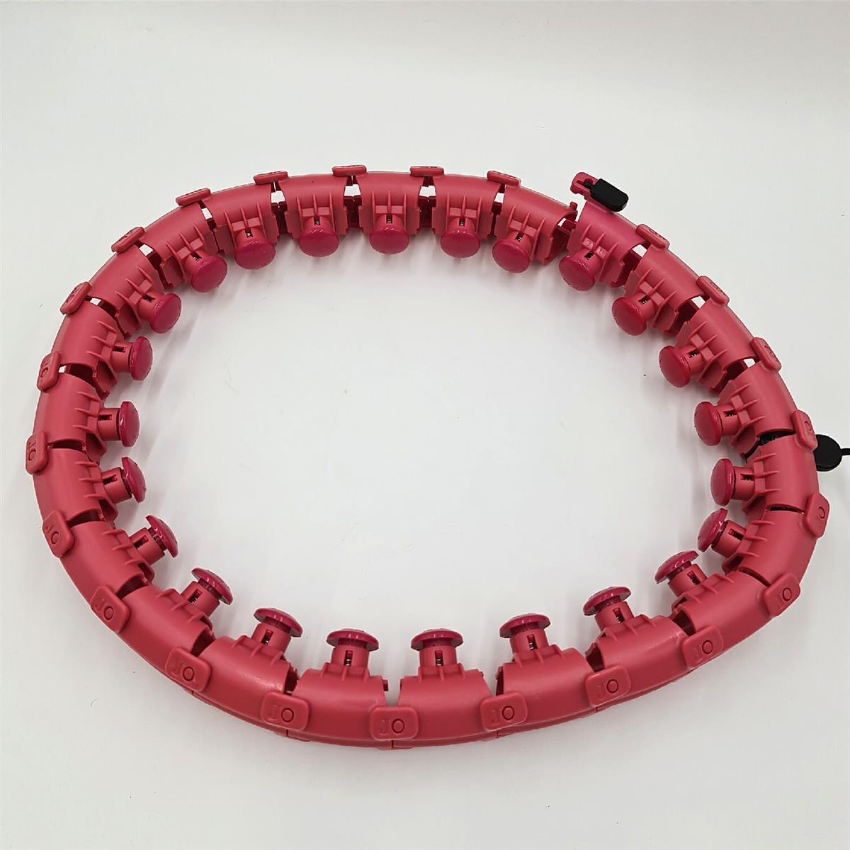 LOCAL LION Smart Fitness Hoop Reifen 1 2 kg Fitness Reifen mit Kugel aus 24 abnehmbaren verstellbaren Massageknoten für Erwachsene und Kinder zum Taillentraining und Abnehmen
