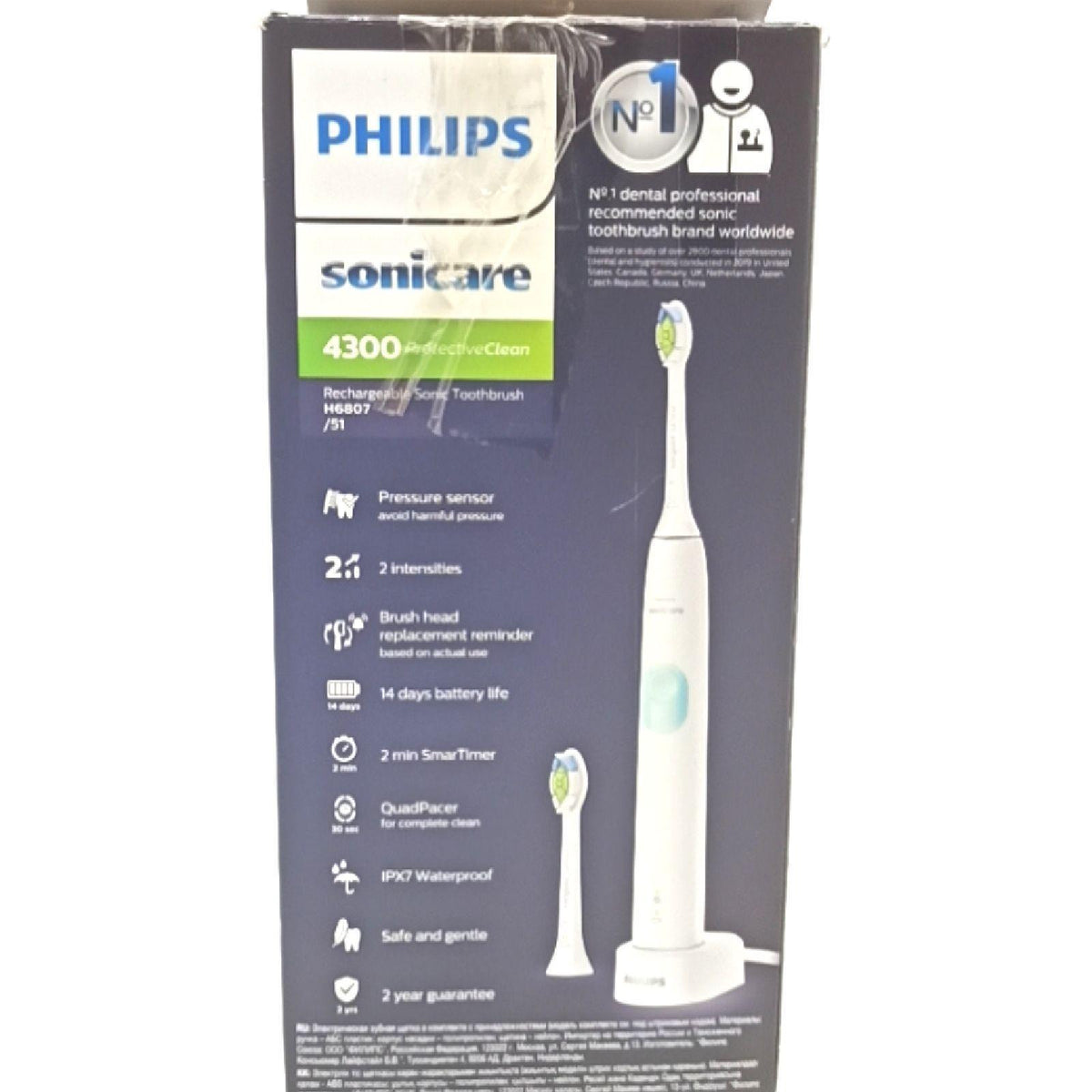 Philips Protectiveclean 4300 elektrische Zahnbürste elektrische Zahnbürste Sonicare