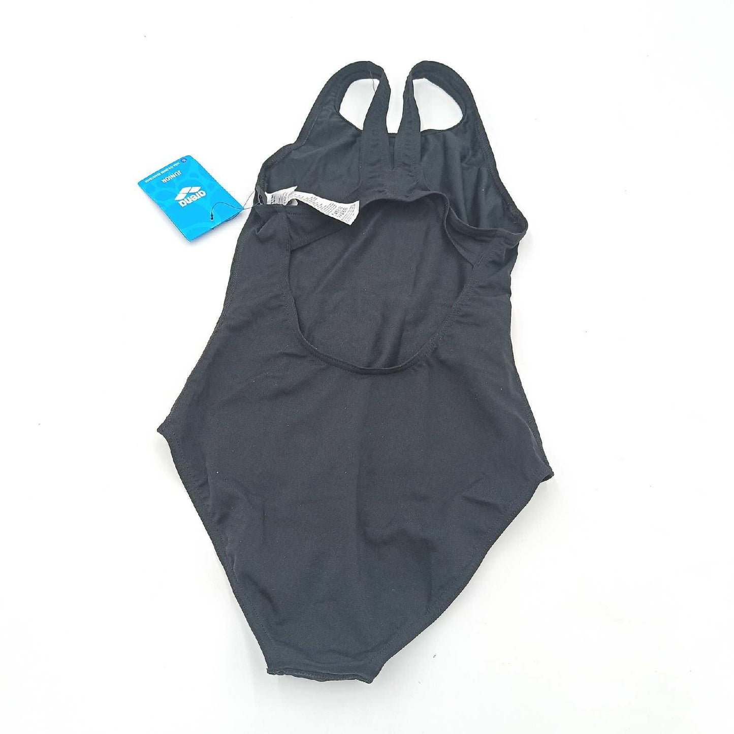 Arena Badeanzug Mädchen Schwimmbekleidung Solid Swim Pro Schwarz Weiß 140 Funktional