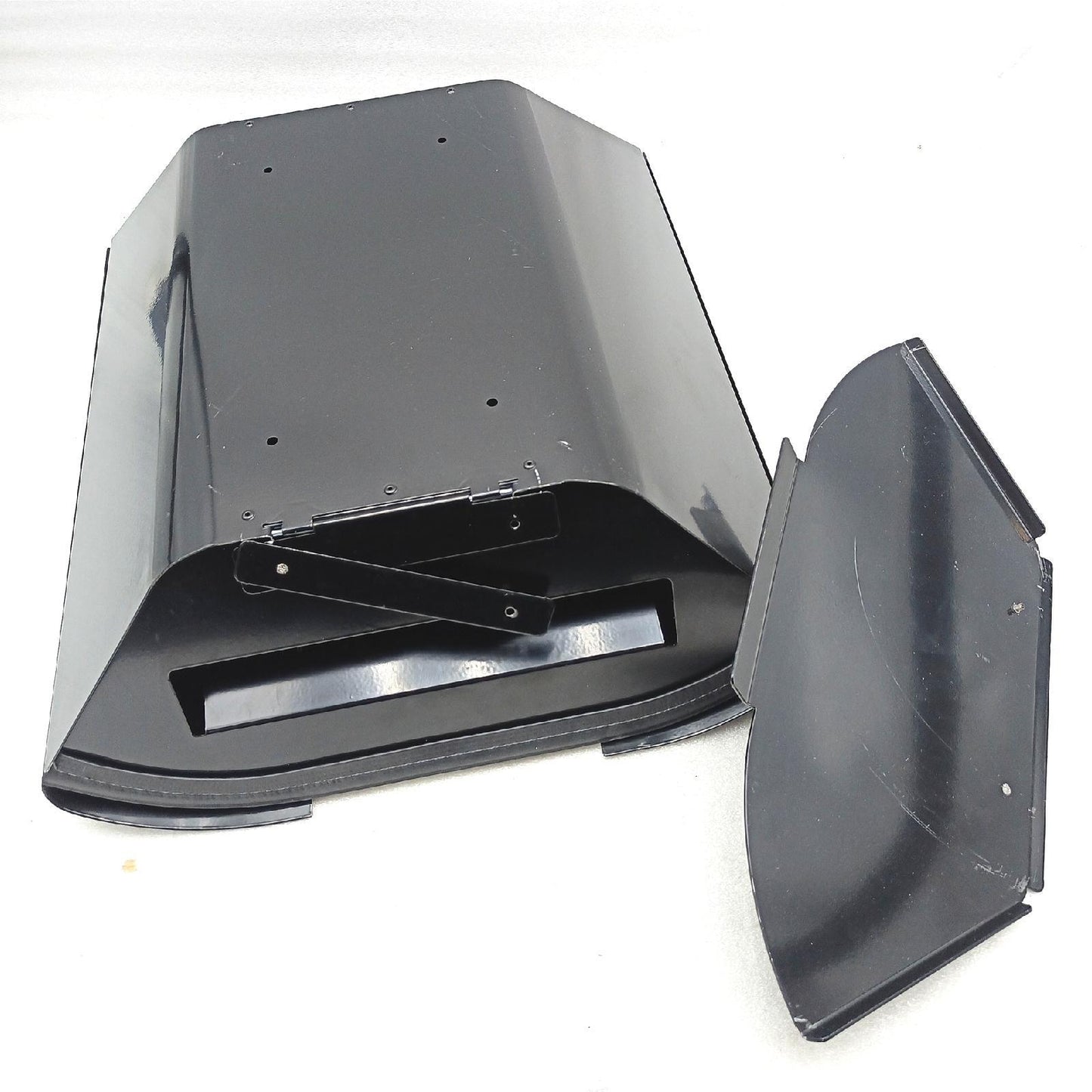 MEFA Briefkasten UFO 650 (Farbe Tiefschwarz, Einwurfklappe oben, Entnahme vorne, Größe: 538x460x164 mm) 650100M