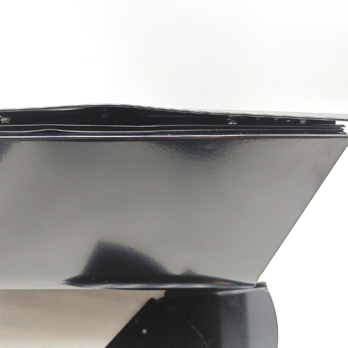 MEFA Briefkasten UFO 650 (Farbe Tiefschwarz, Einwurfklappe oben, Entnahme vorne, Größe: 538x460x164 mm) 650100M