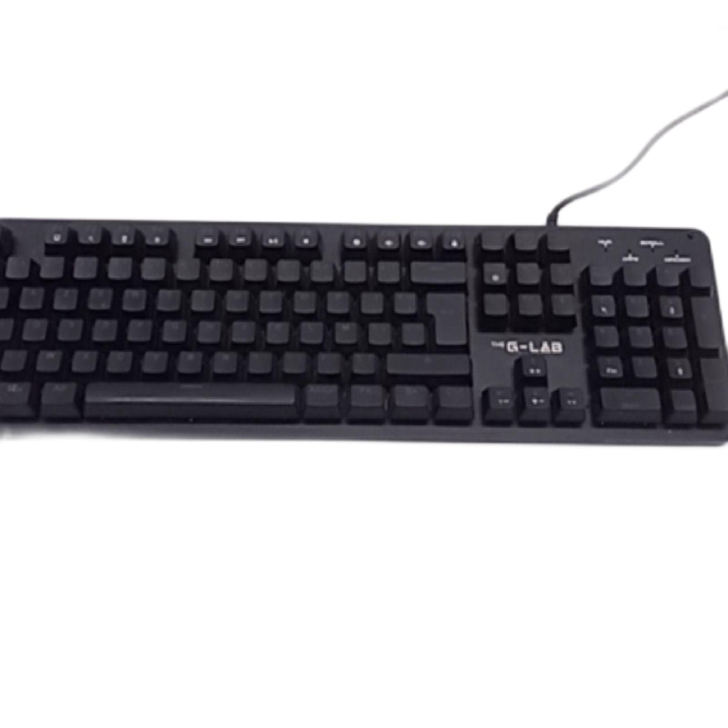 THE G LAB Gamingtastatur Tastatur Zubehör Keyz CarbonE RGB Beleuchtung Spielerlebnis