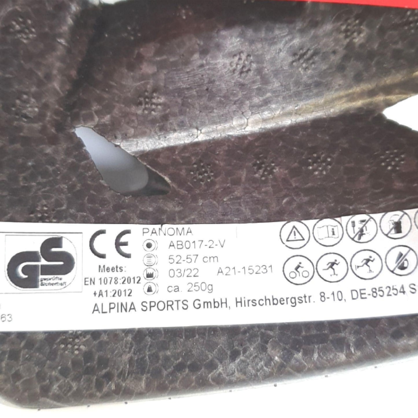 ALPINA Fahrradhelm Kopfschutz Panoma Classic Fahrrad Sicherheit Unisex Schwarz 52 57