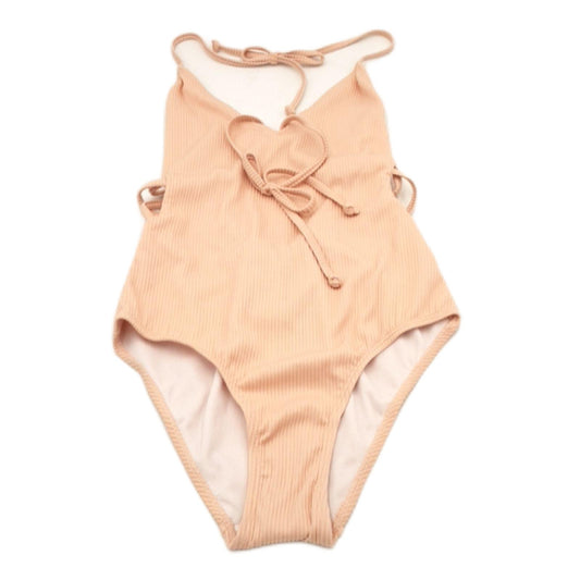 Urban Classics Badeanzug Damenmode Urban Classics Ladies Rib Fitness Rose M Elegant