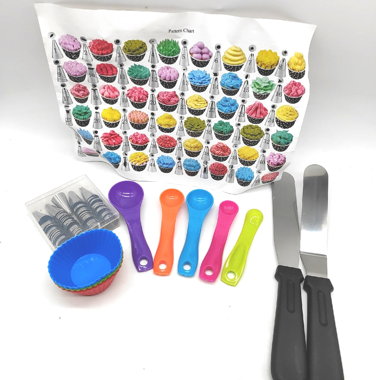 Backzubehör Set Küche Backzubehör Rührschüssel Schneebesen Spritztüllen Backen