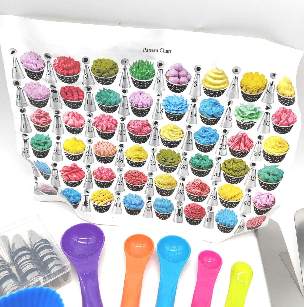 Backzubehör Set Küche Backzubehör Rührschüssel Schneebesen Spritztüllen Backen