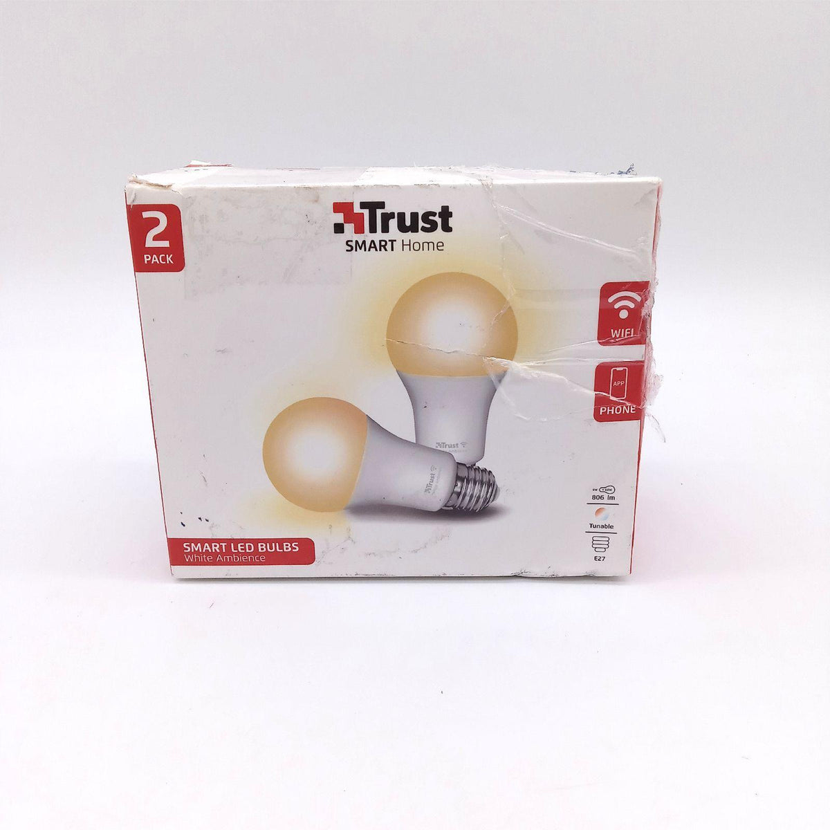 Trust WiFi E27 Smart Dimmbare Glühbirne Kompatibel mit Alexa und Google Nest (18,99)