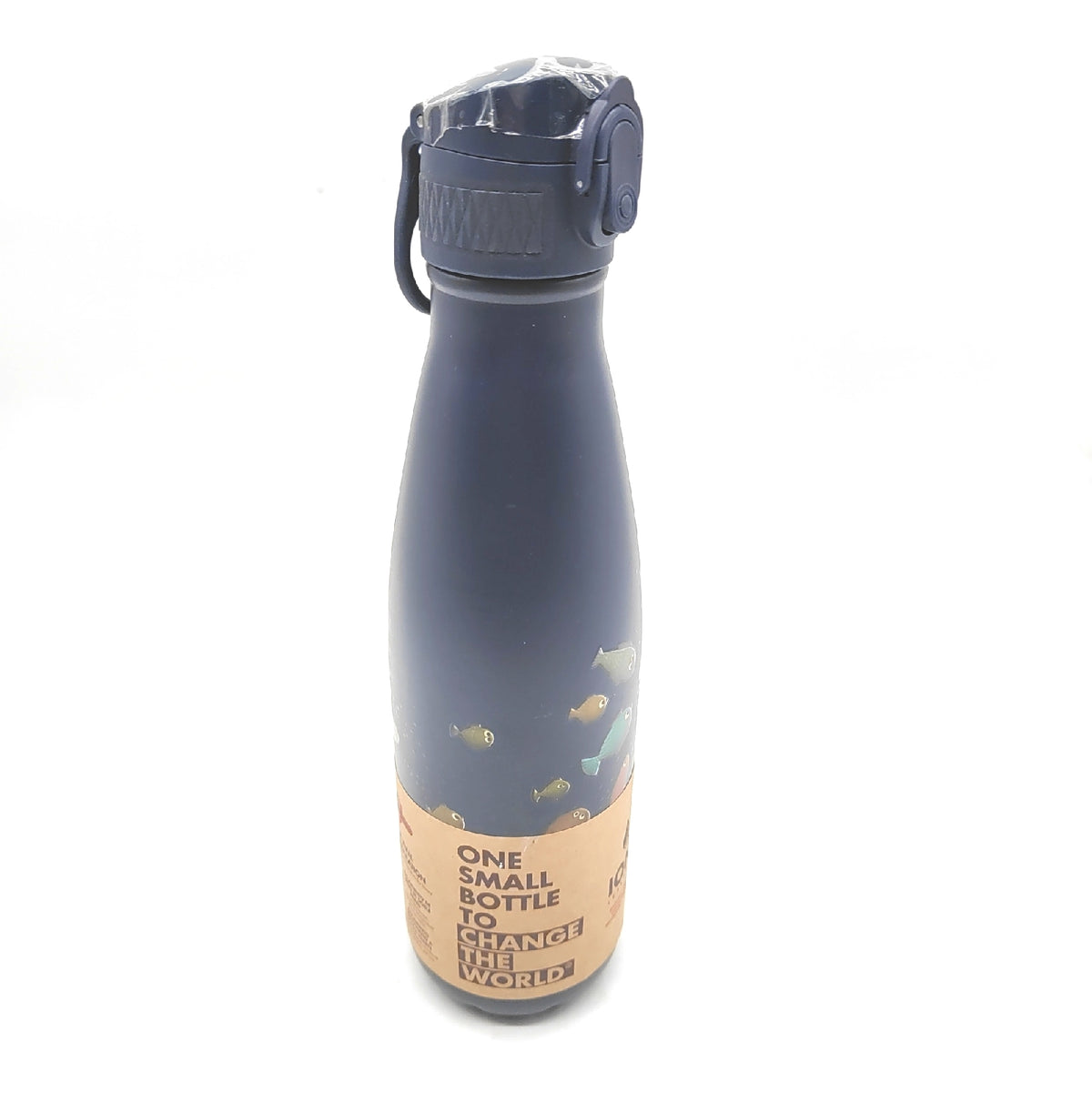 Nachhaltige Trinkflasche Trinkflaschen Haushalt 500 ml Blau Motiv Spruch umweltfreund