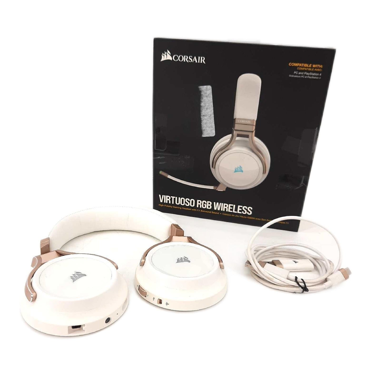 Corsair Virtuoso RGB Wireless High Fidelity Gaming Headset 7 1 unvollständig ohne Mikro