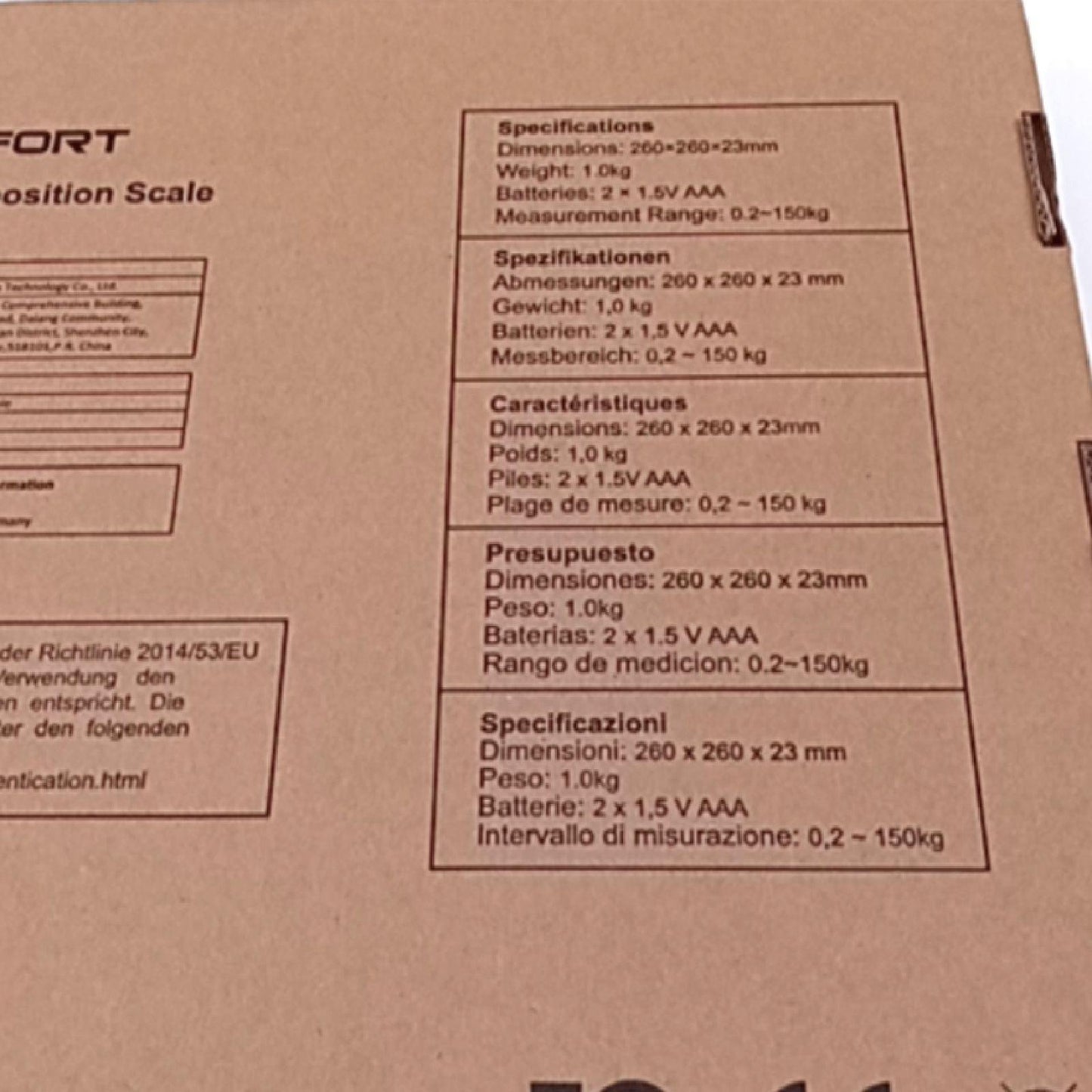 RENPHO Körperfettwaage Bluetooth Personenwaage USB Wiederaufladbare Scales and (27,86)