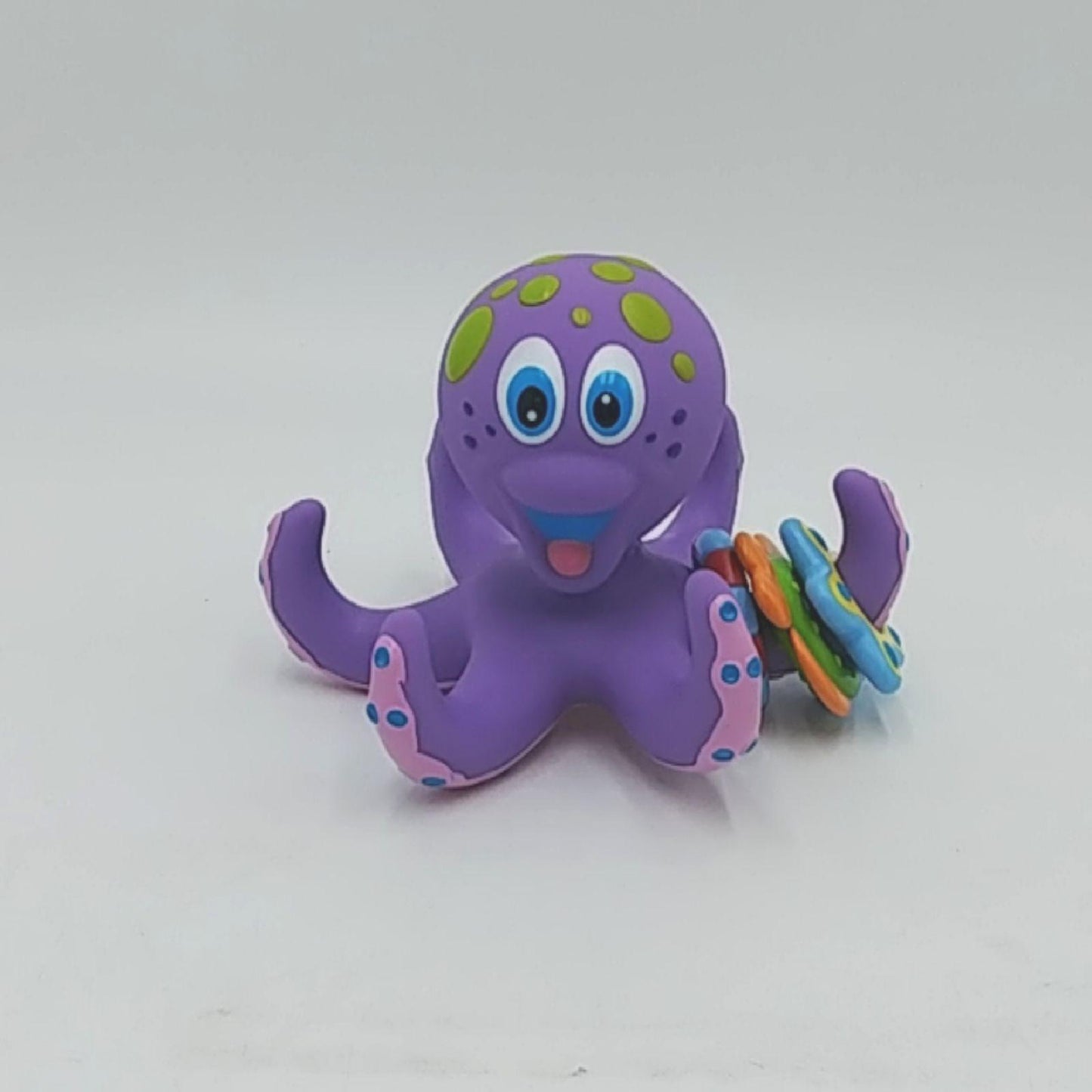 NUBY Bade Spielzeug Oktupus Schwimmend mit 3 Spielen Lustiges Baden
