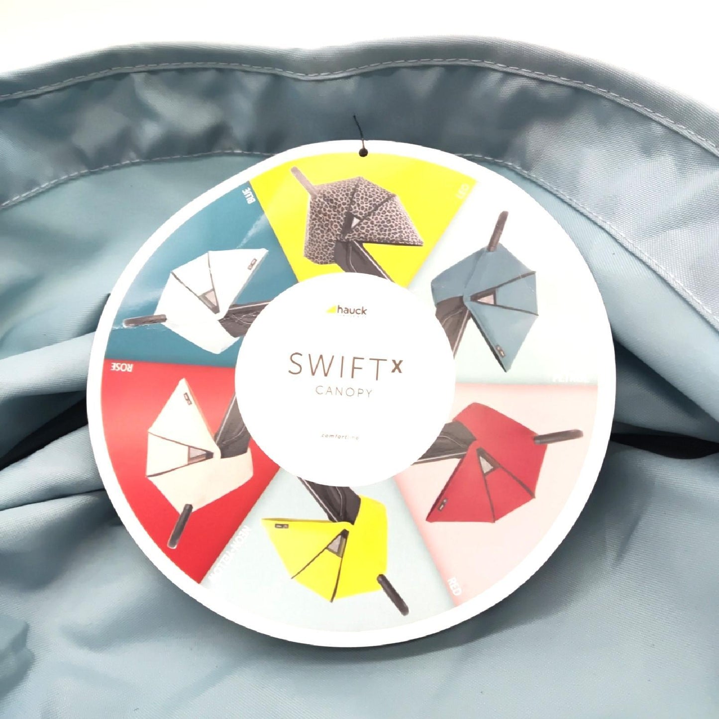 Hauck Sonnenverdeck Kinderwagen Zubehör Swift X UV Schutz 50 Plus Belüftung