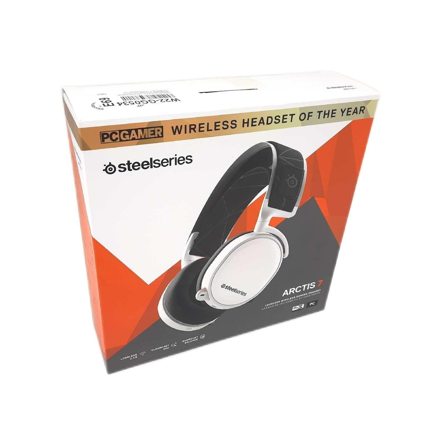 SteelSeries Gaming Headset Kopfhörer Arctis 7 Surround Sound Drahtlos PC Playstation