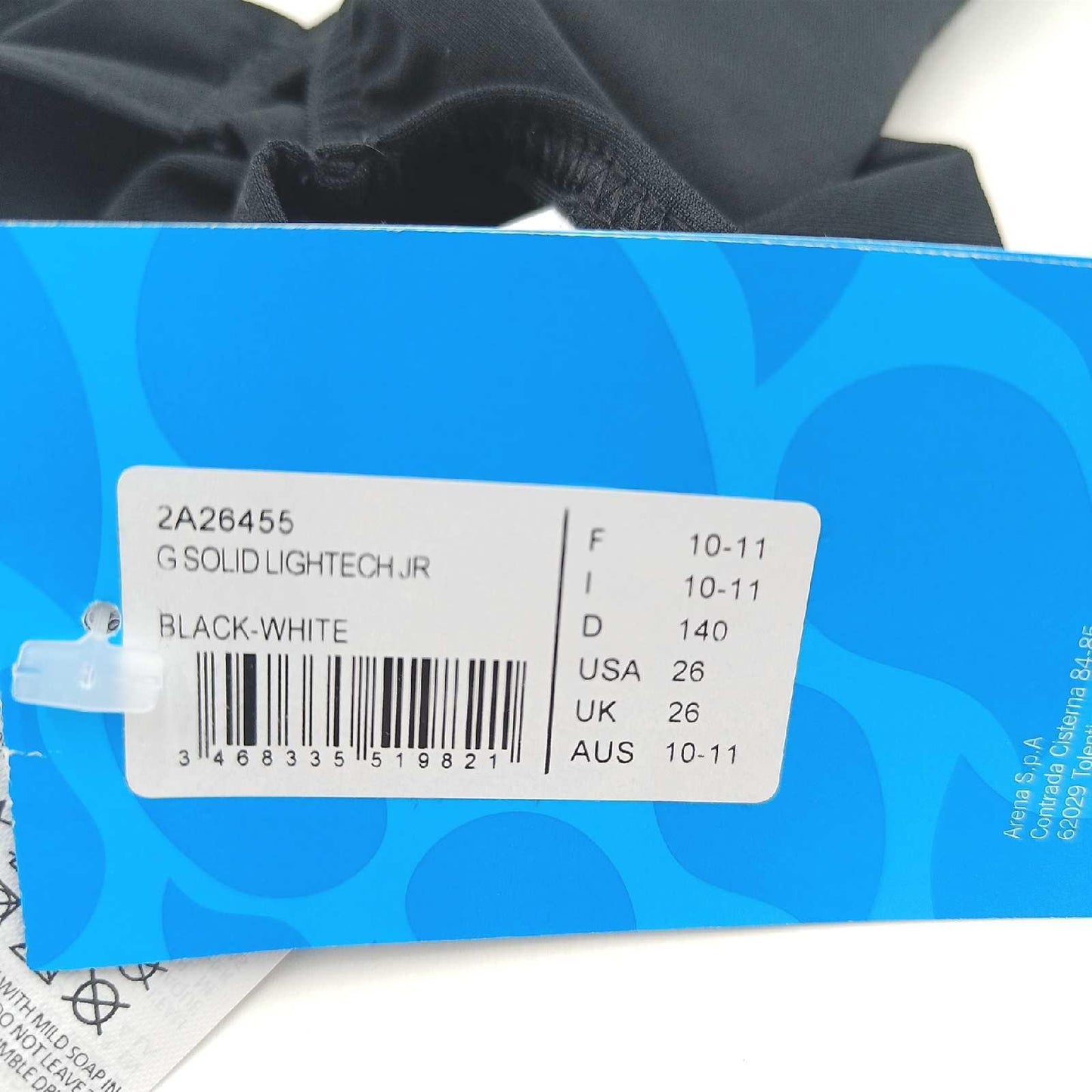 ARENA Badeanzug Mädchen Sportbekleidung Solid Lightech Junior Chlorbeständig UV Schutz