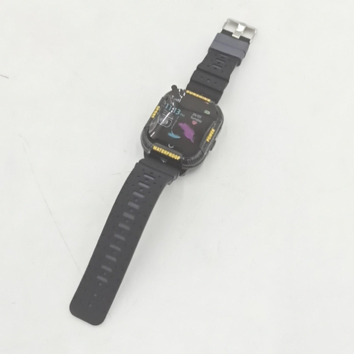 PTHTECHUS Kinder IntelligenteUhr Wasserdicht Smartwatch WiFi Tracker SOS Jungen Mädchen Rot Innovativ.