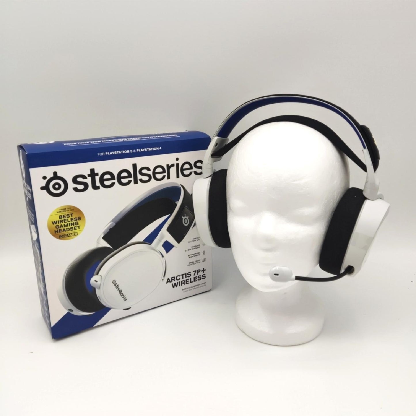 SteelSeries Arctis 7P Plus Wireless Gaming Headset ohne Dongle USB Adapter