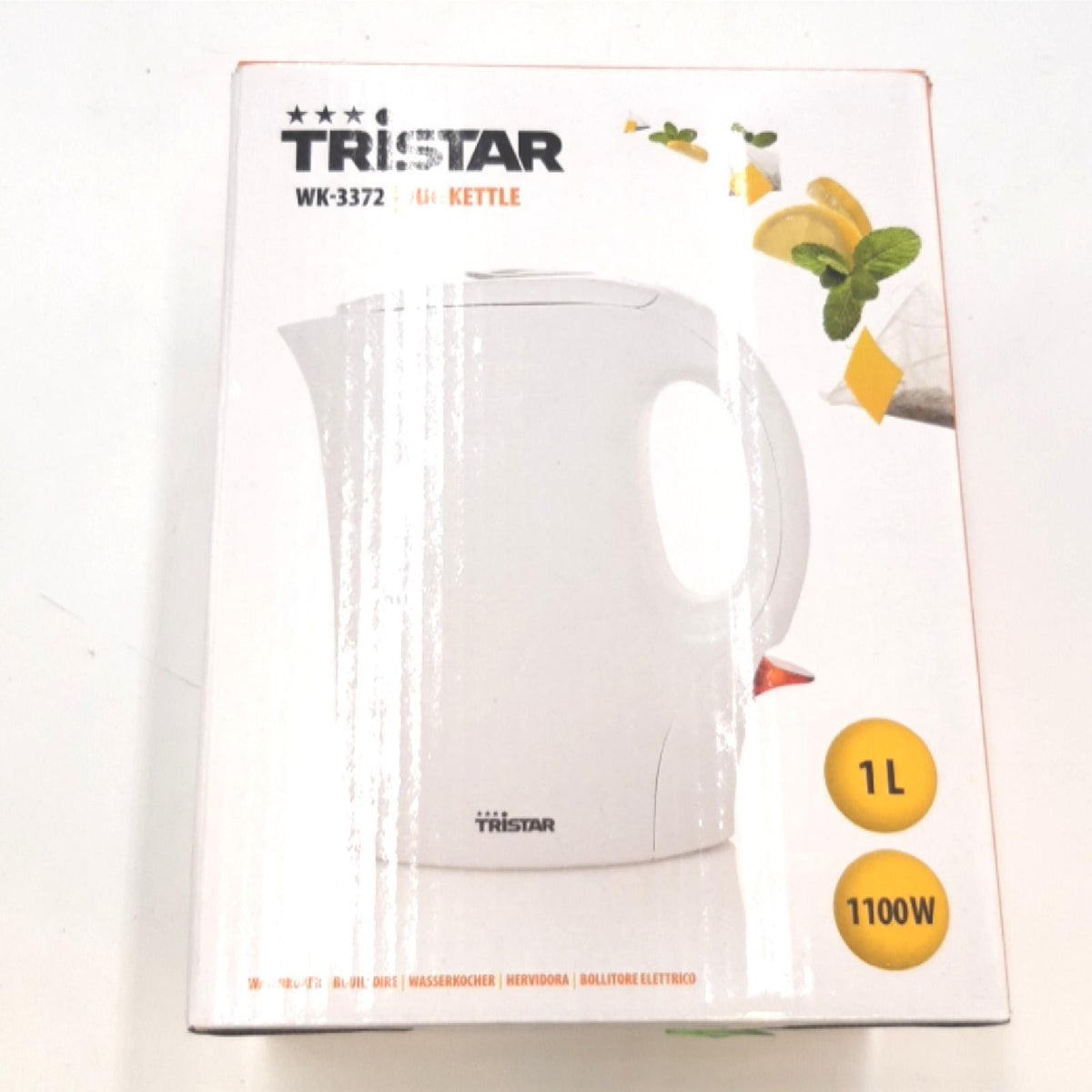 Tristar Wasserkocher Küchengeräte WK 3372 Weiß Schnell Erhitzen 1