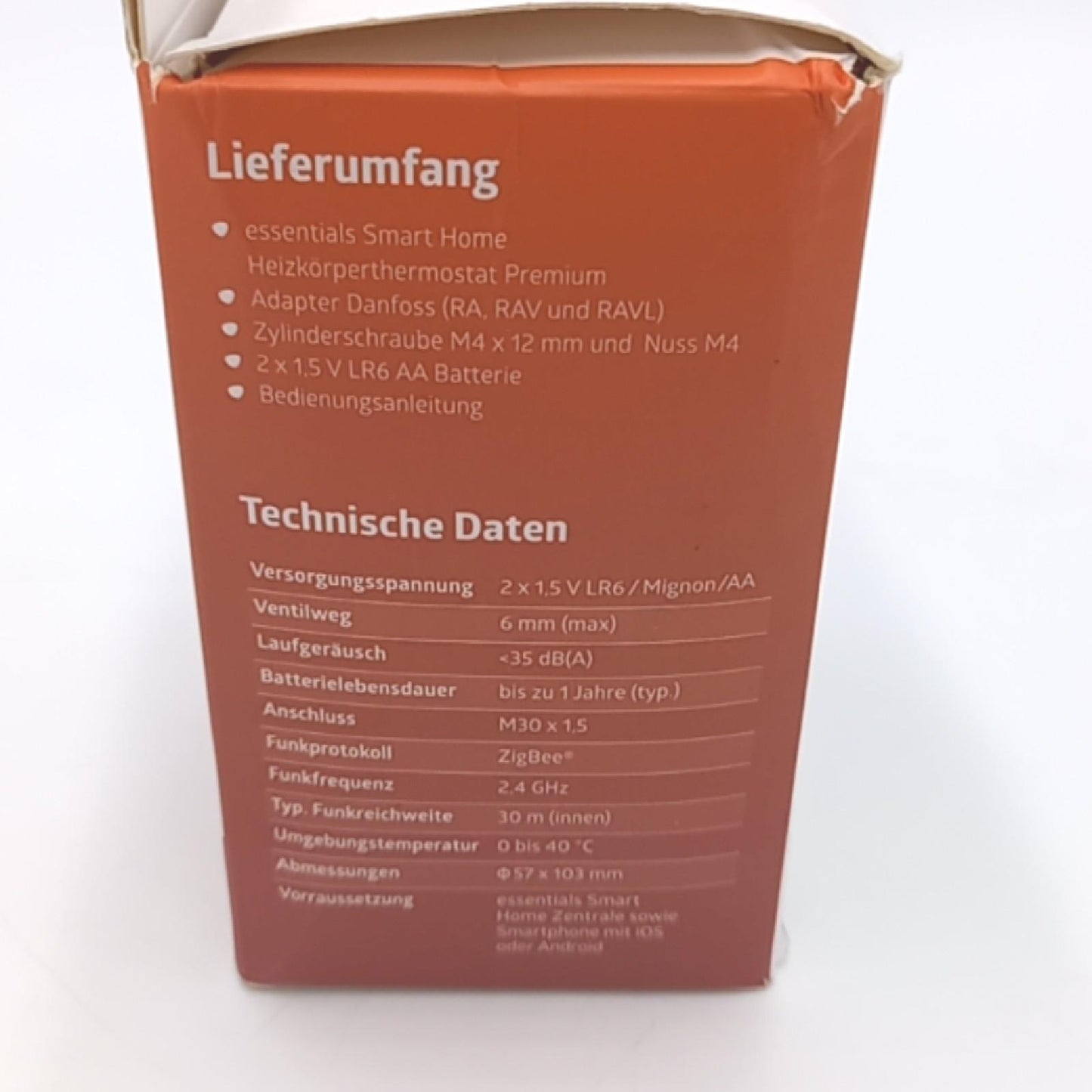 Essentials Heizungsthermostat Smart Home Heizkörperthermostat Premium Komfort Temperatur regelung