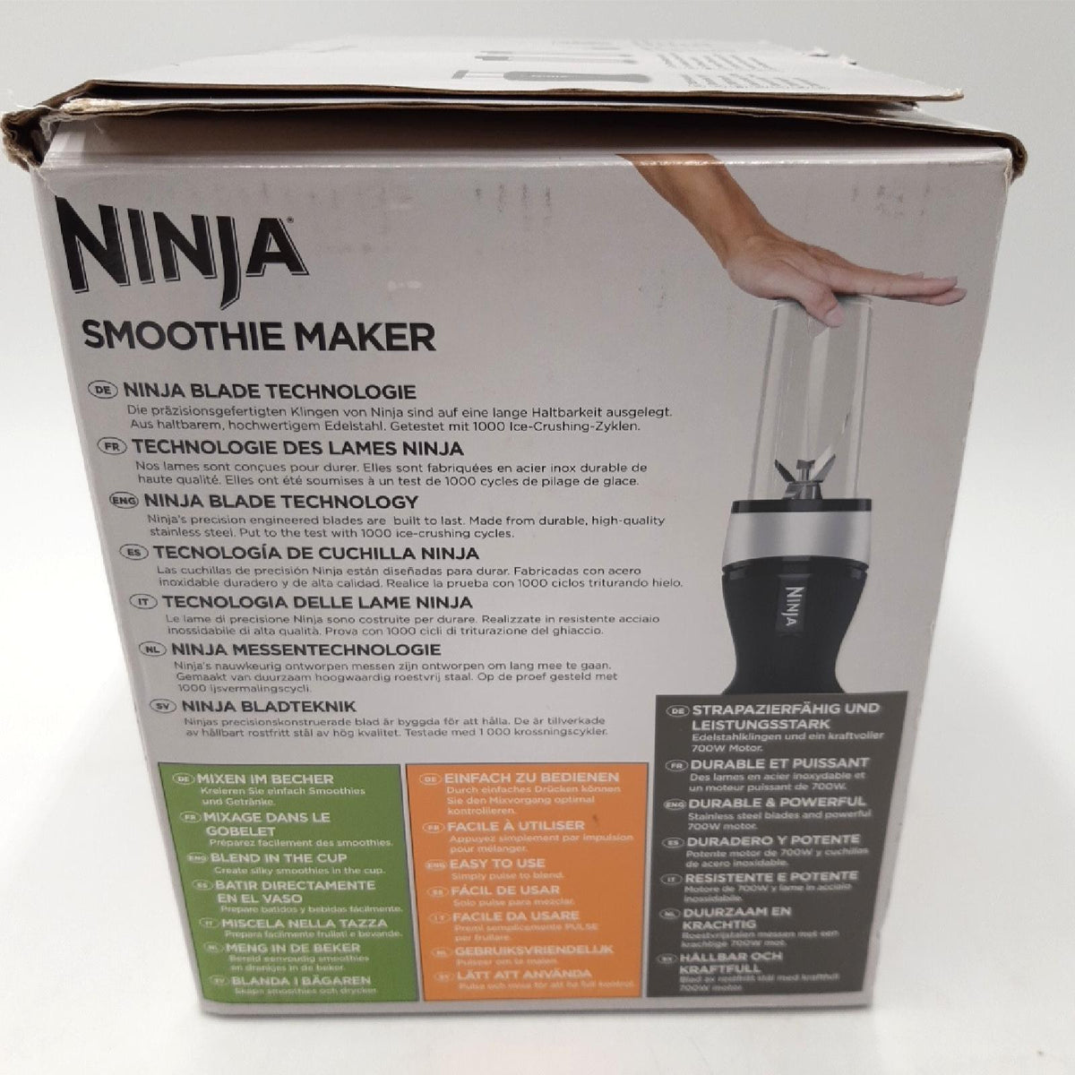 Ninja Smoothie Maker Küchengeräte Haushaltsgeräte QB3001EUS Leistungsstark