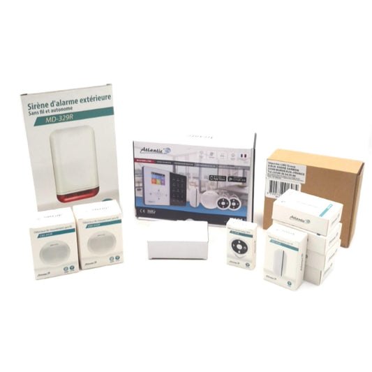 AtlanticS Hausalarm Sicherheitssystem IPEOS Kit 5 MD 329R kompatibel sicherheitstechnologie