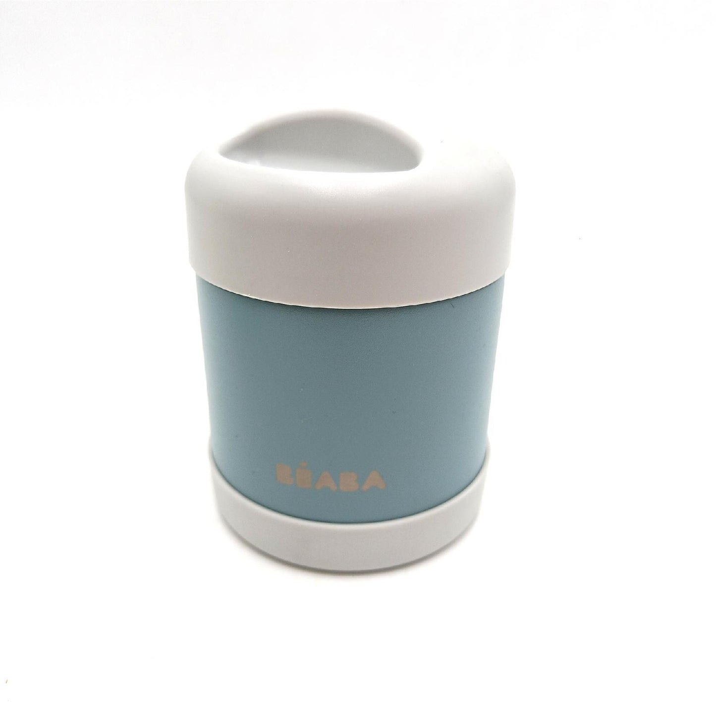 BEABA Thermobehälter Babyausstattung Trinkflasche 300 ml Grau Grün isol