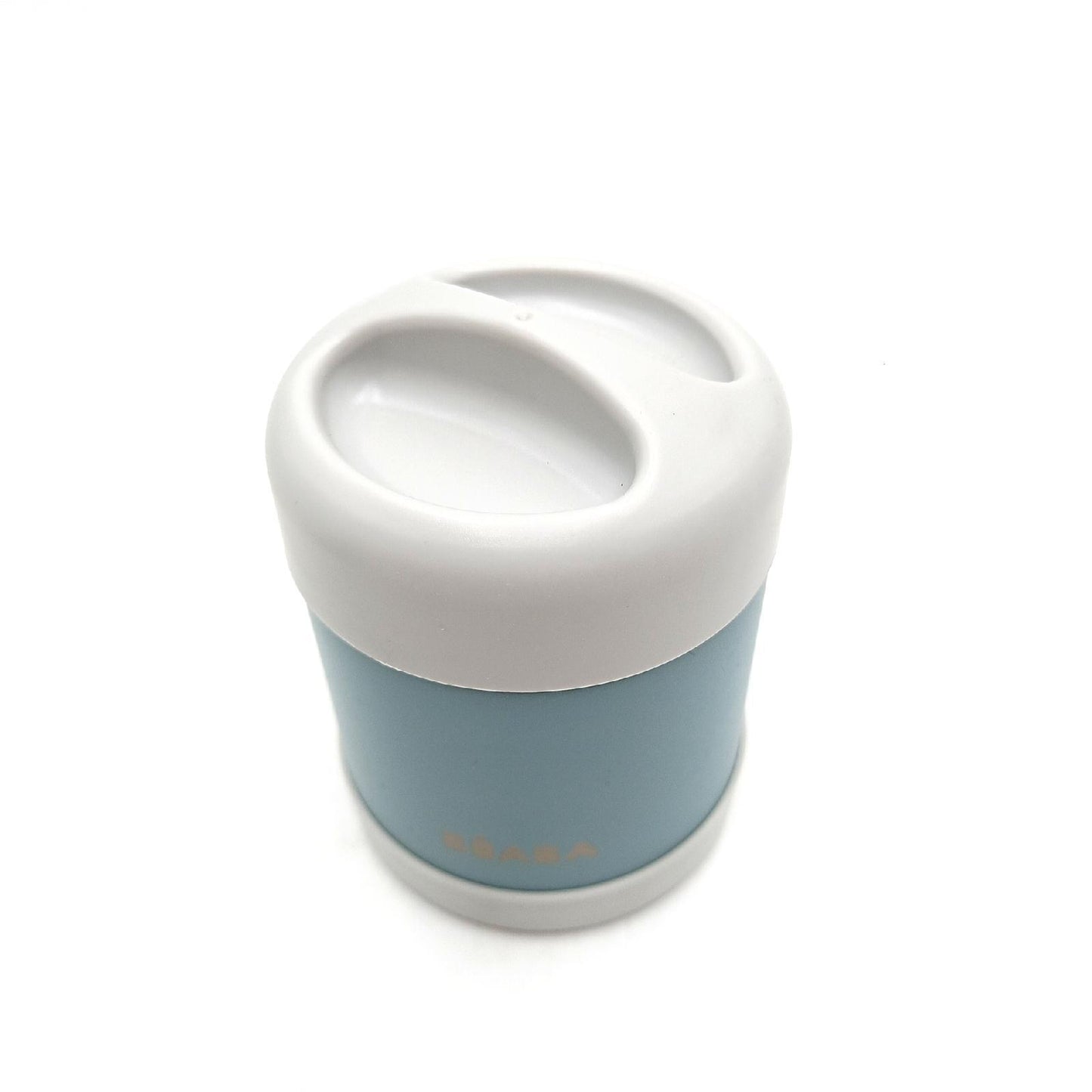 BEABA Thermobehälter Babyausstattung Trinkflasche 300 ml Grau Grün isol