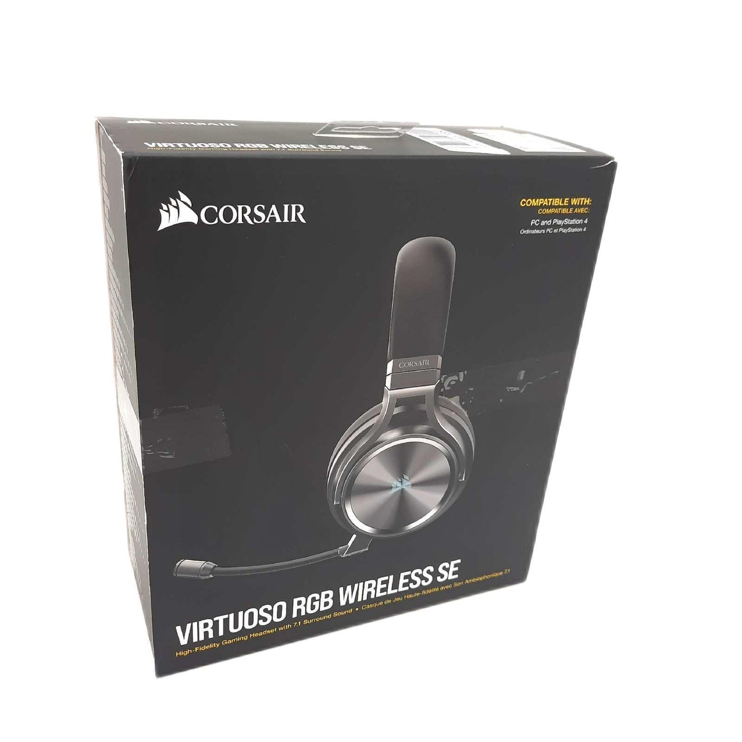 Corsair Virtuoso RGB Wireless SE Gaming Headset unvollständig Polster beschädigt
