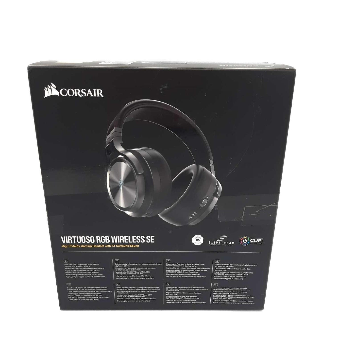 Corsair Virtuoso RGB Wireless SE Gaming Headset unvollständig Polster beschädigt