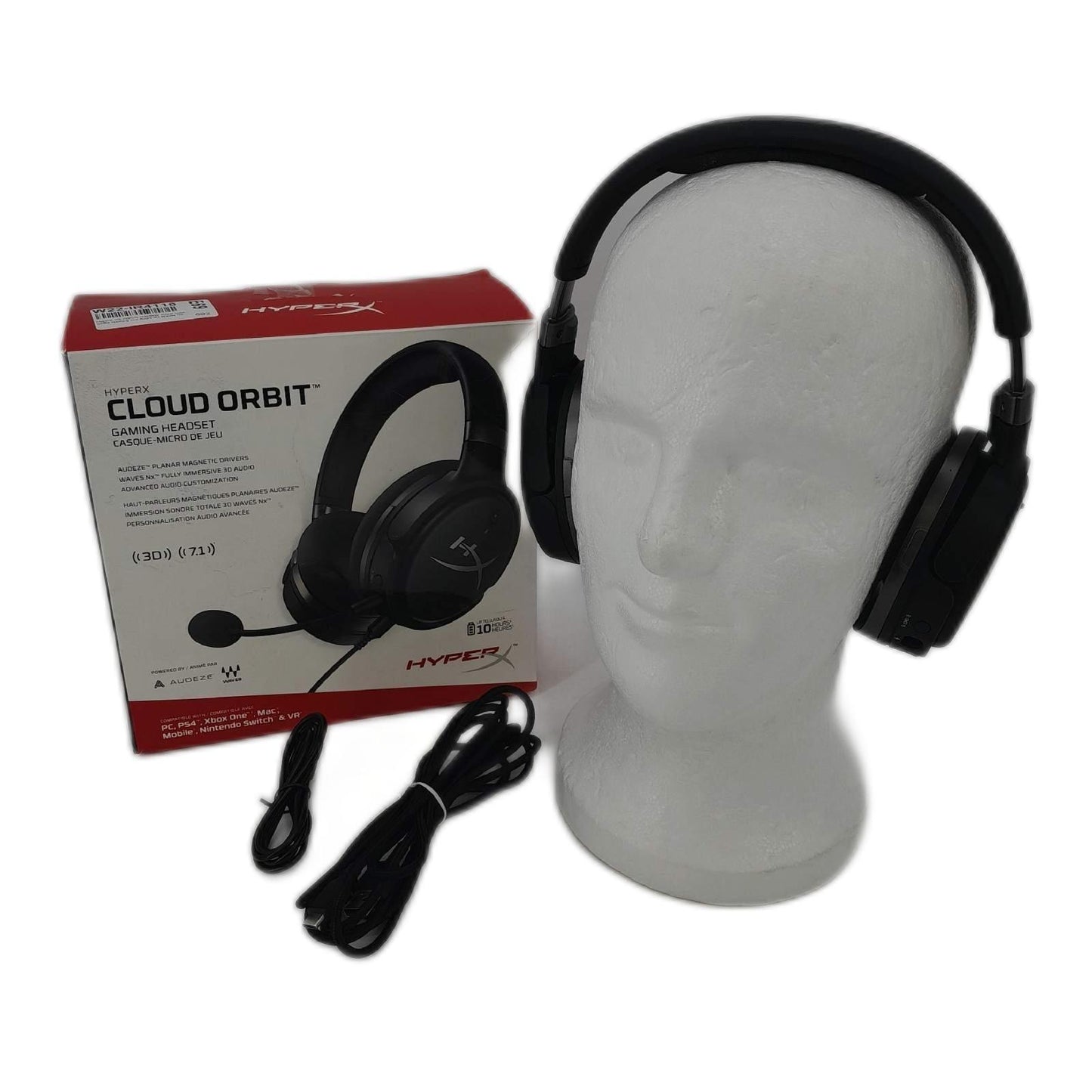 HyperX HX HSCO GM WW Cloud Orbit Waves Nx 3D Audio Kopfhörer gebraucht ohne
