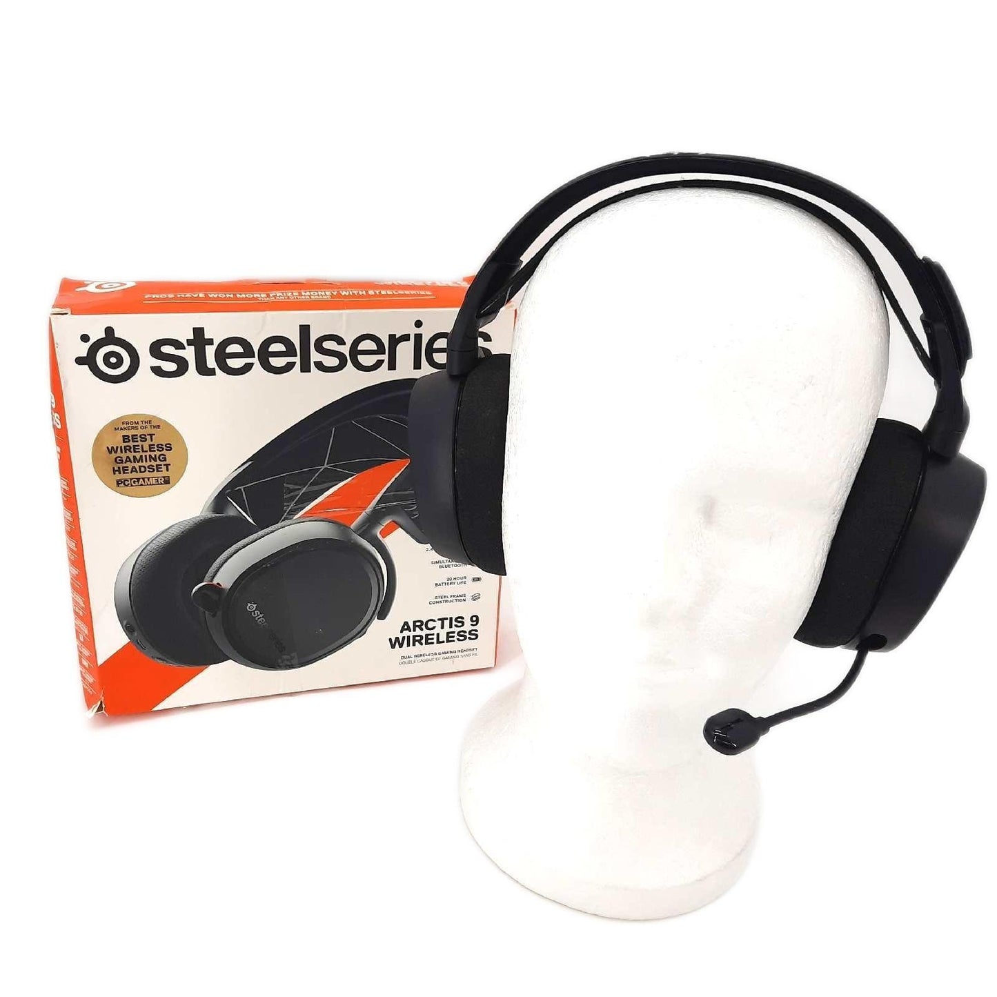 SteelSeries Arctis 9 Dual kabelloses Gaming Headset Verlustfreies 2,4 GHz Wi-Fi Klangqualität